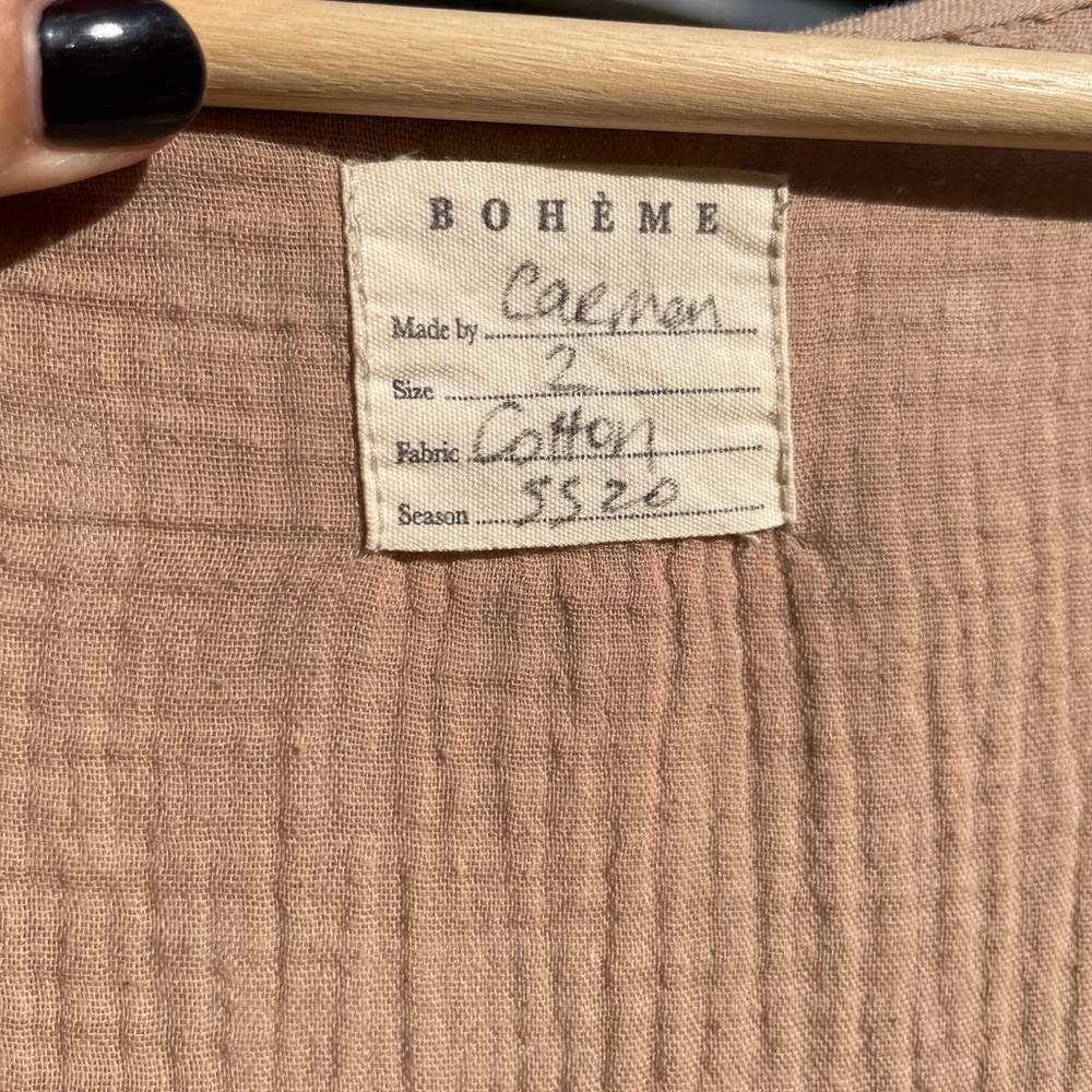 Bohme Dusty Pink Long Sleeve Dress - Picture 2 of 6